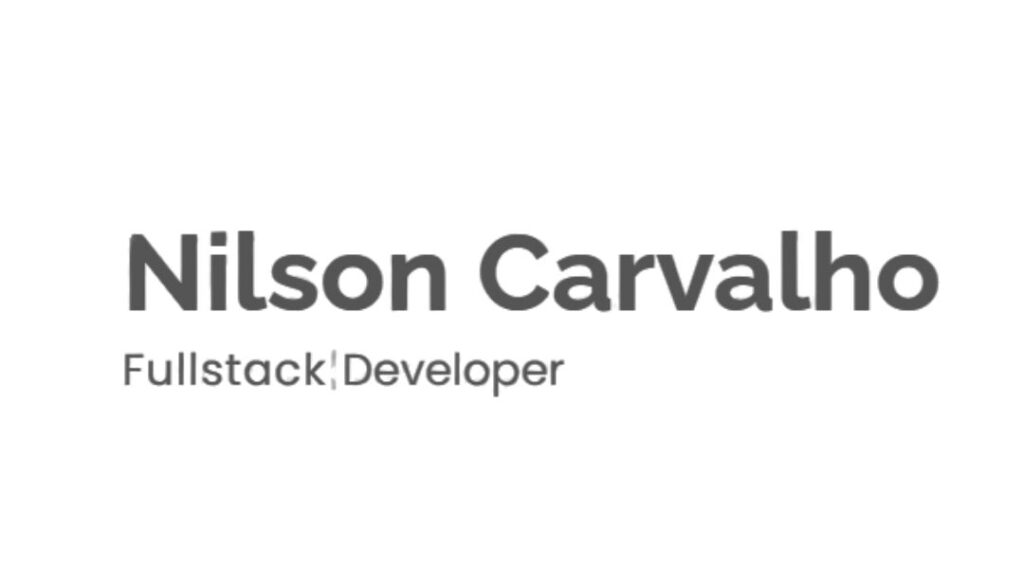 Logo Nilson Carvalho